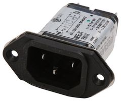 CORCOM - TE CONNECTIVITY 6609006-9 RFI POWER LINE FILTER, 6A, 380UA