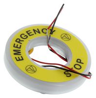 SCHNEIDER ELECTRIC ZBY9W2M330. ILLUMINATED LEGEND RING, 240V, RED, 60MM