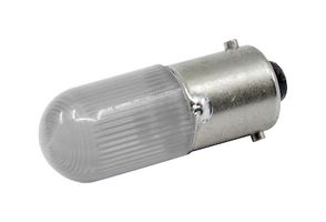 VCC / VISUAL COMMUNICATIONS COMPANY 1819LS-W-CW LED LAMP, T-3 1/4, BAYONET, WHITE, 12V