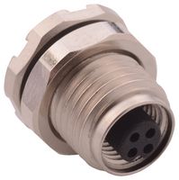 NORCOMP 852-004-213R001. SENSOR CONNECTOR, M5, RCPT, 4POS, PANEL