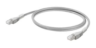 WEIDMULLER 2661950050 PATCH CORD, RJ45 PLUG-RJ45 PLUG, 19.7"