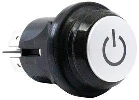 E-SWITCH PB66EE2CR6N PUSHBUTTON SW, DPDT, 16A, 127VAC