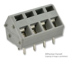 WAGO 0236-0404 TERMINAL BLOCK, PCB, 4 POSITION, 28-12AW