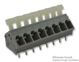 WAGO 256-408. TERMINAL BLOCK, PCB, 8 POSITION, 28-12AW
