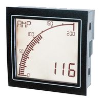 TRUMETER APM-CT-APO. CT METER, POSITIVE LCD W/ O/P, 12-24VDC