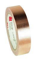 3M 1245-3/4X18YD TAPE, 16.46M X 19.05MM, COPPER FOIL