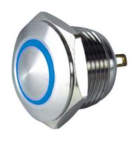 MULTICOMP PRO MC010881 VR SW, ILLUM, SPST-NO, BLUE, 0.1A, 48VDC