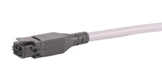 HARTING 33400700201050 CABLE ASSY, 5P RCPT-FREE END, 16.4FT