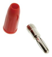 ABBATRON HH SMITH 455-102 BANANA PLUG, 15A, STUD, RED