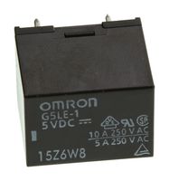 OMRON ELECTRONIC COMPONENTS G5LE-1 DC5 RELAY, SPDT, 250VAC, 30VDC, 10A