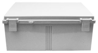 BUD INDUSTRIES NBB-10253 ENCLOSURE, BOX, PLASTIC, GRAY