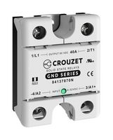 CROUZET 84137870N. SOLID STATE RELAY, 40A, 5VDC-60VDC