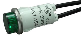WAMCO WL-1090C5-28V LAMP, INCANDESCENT INDICATOR, 28V, 40mA,