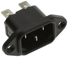 CORCOM - TE CONNECTIVITY 6ESRM-3. CONNECTOR, POWER ENTRY, INLET, 15A, FLAN
