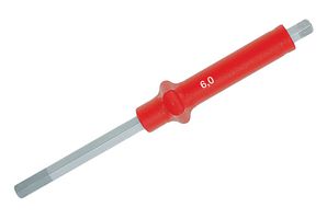WIHA 28918 SCREWDRIVER BLADE, HEX, 5MM, 130MM, STL