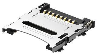 GCT MEM2067-02-180-00-A. CONNECTOR, MICROSD, 8POS