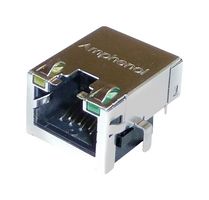 AMPHENOL COMMUNICATIONS SOLUTIONS RJE7218864A1. RJ45 CONNECTOR, JACK, 8P8C, 1 PORT, TH