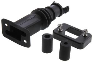 AMPHENOL COMMUNICATIONS SOLUTIONS MUSBRAHD2L41SK HOOD, BOOT STYLE, 180DEG, USB / RJ PLUG