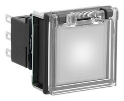 IDEC LBW7GL-M1T14PW PB SWITCH, SPDT, 0.1A, 125VAC, WHT