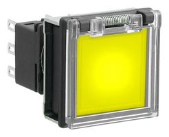 IDEC LBW7GL-M1T14Y PB SWITCH, SPDT, 0.1A, 125VAC, YEL