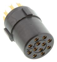 SOURIAU-SUNBANK / EATON BIS14PLN1216F CIRCULAR INSERT, SOCKET, 14-12, SOLDER