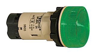 ALTECH 3PLBR3L-110 PILOT LIGHT, LED, GREEN, 22MM, 110VAC