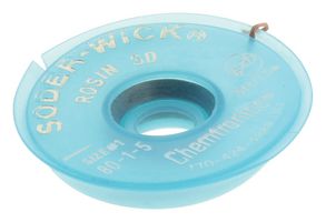 CHEMTRONICS 80-1-10. BRAID, DESOLDERING, ROSIN SD, 10FT