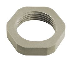 ALTECH 7211 980 GLAND LOCKNUT, NYL 6, LG, M16X1.5MM THK