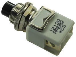 APEM 1212A2 SWITCH, PUSHBUTTON, SPST-NC, 8A, 250V
