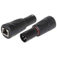 MULTICOMP PRO 24-16312 3 Pin Male XLR to RJ45 DMX Adapter