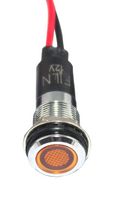 MALLORY SONALERT FL1M-12FW-1-Y2V LED YEL 12MM NUT 2VAC/DC STK £