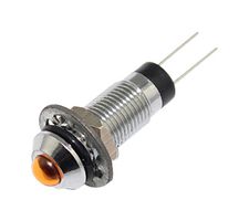 MALLORY SONALERT FL1M-8SJ-3-Y110V LED YEL 8MM NUT 110VAC/DC STK £
