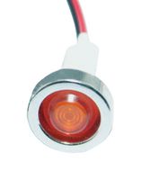 MALLORY SONALERT FL1P-10NW-1-Y2V LED YEL 10MM NUT 2VAC/DC STK £