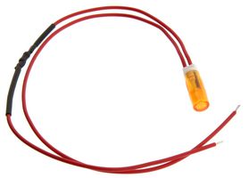 MALLORY SONALERT FL1P-6QW-1-Y110V LED YEL 6MM SNAP 110VAC/DC STK £