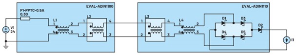 Figure 5: A simplified scheme of power path
